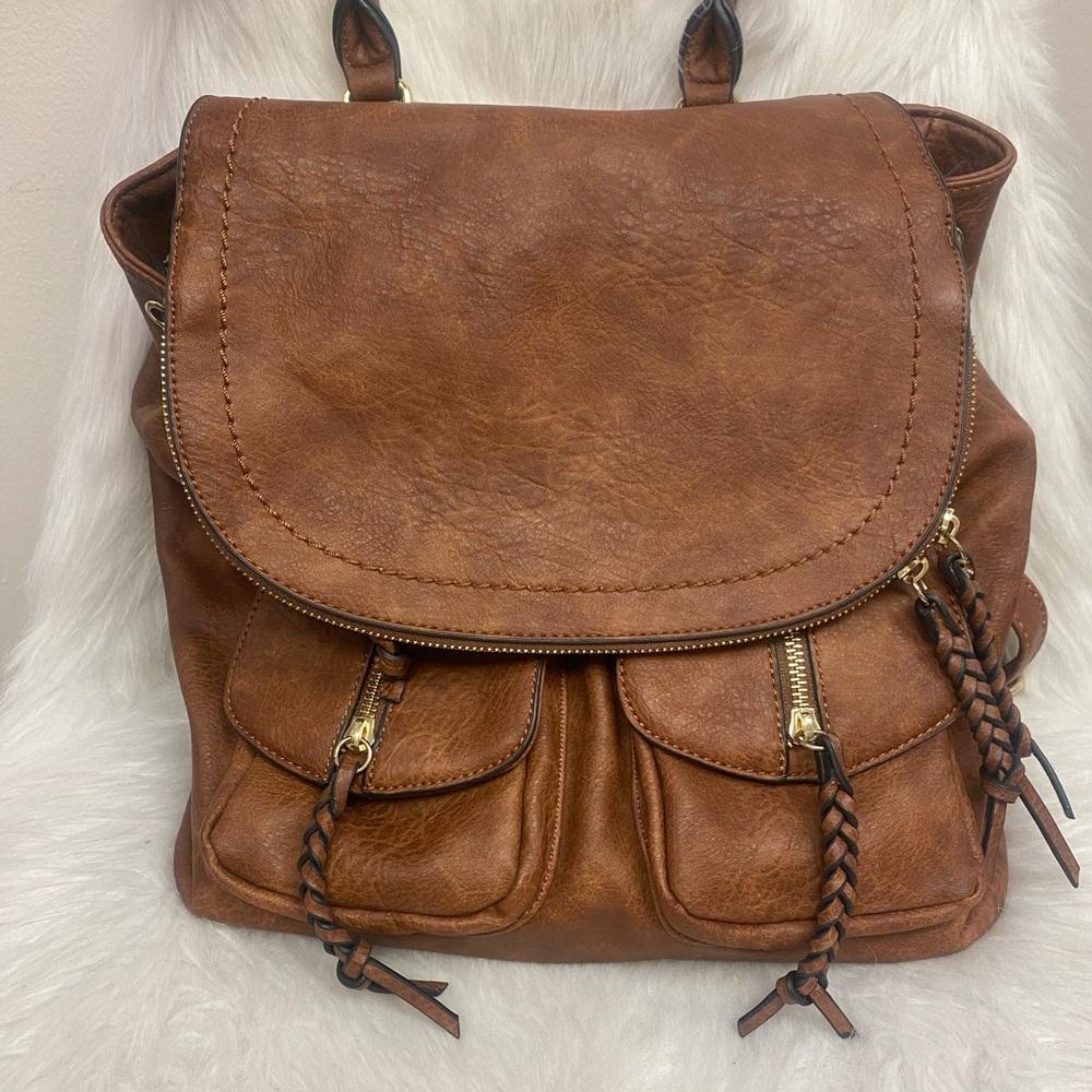 Sole Society Brown Backpack